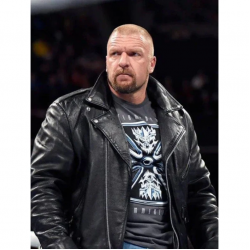 Triple H WWE Raw Leather Jacket